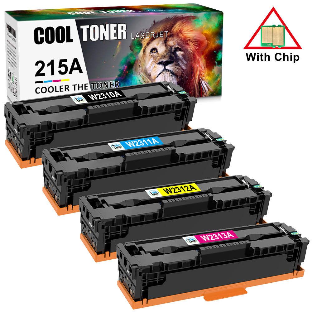 [With Chip]4 x Toner W2310A Compatible with HP 215A Pro M155 MFP M182nw M183fw