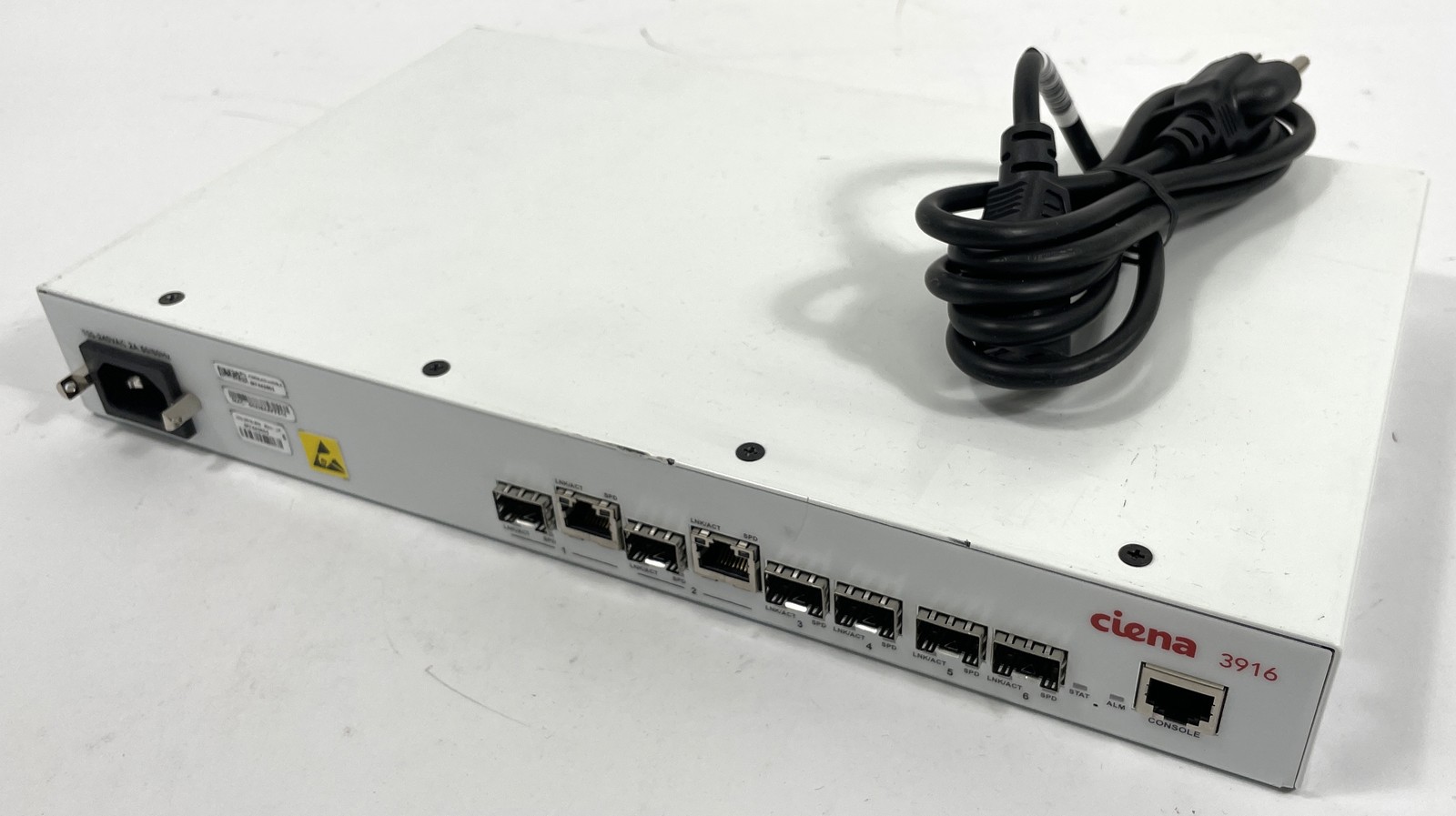 Ciena 3916 Service Delivery Switch 170-3916-900 w/ Power Cord