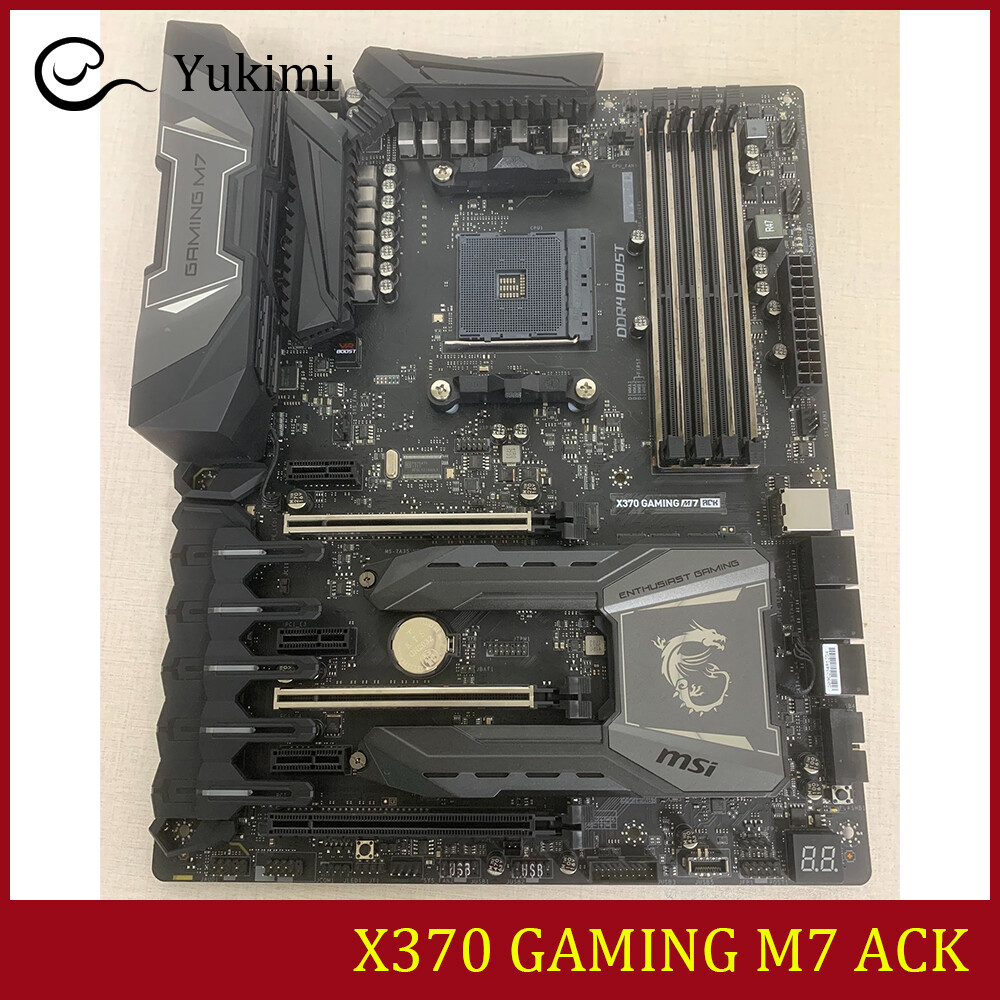 FOR MSI X370 GAMING M7 ACK DDR4*4 AM4 AMD 64GB ATX Ｍotherboard Test OK