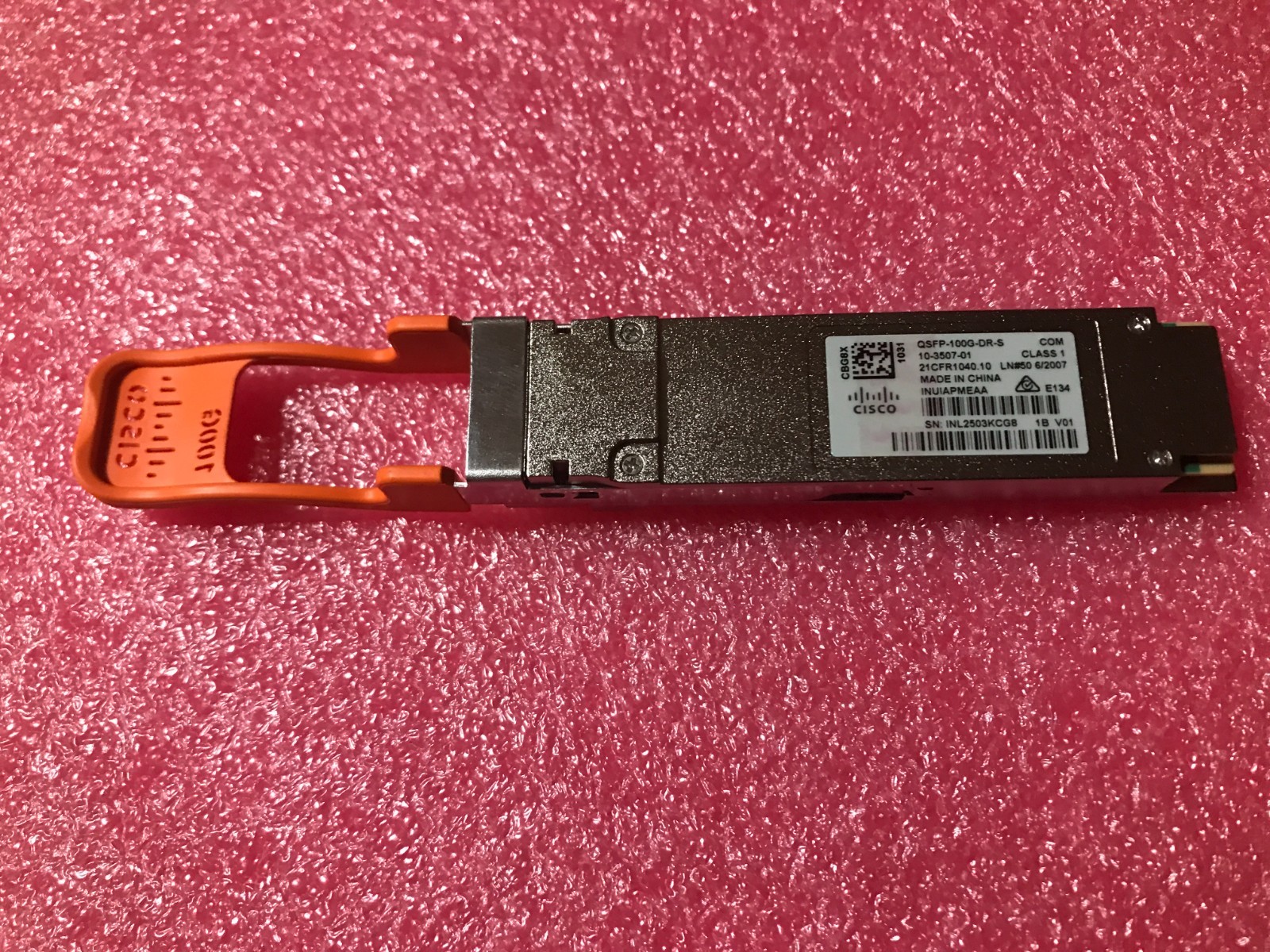CISCO QSFP-100G-DR-S 10-3507-01 100GBASE-DR QSFP28 SMF 1310nm 500m Transceiver