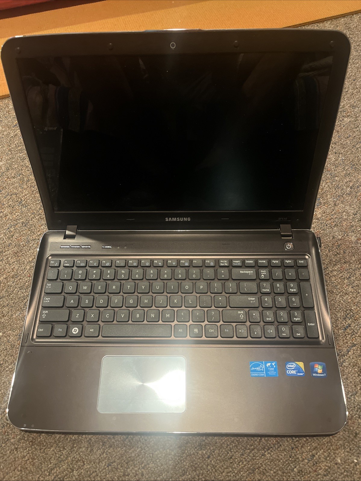 Samsung SF510-S01US 15.6" Notebook Computer. Untested . 2010