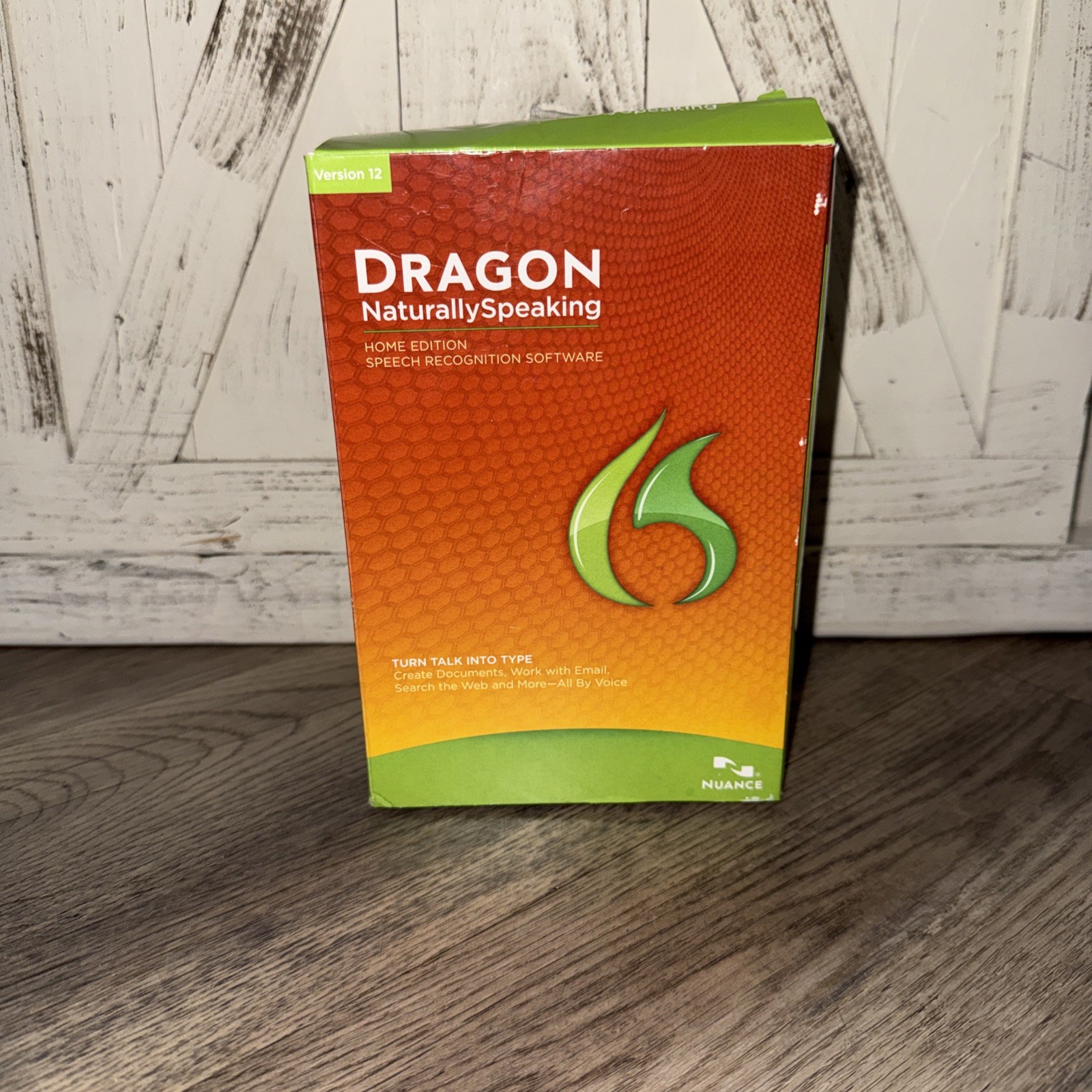 Dragon Naturally Speaking Home Edition Speech Recognition Version 12 - BRAND NEW