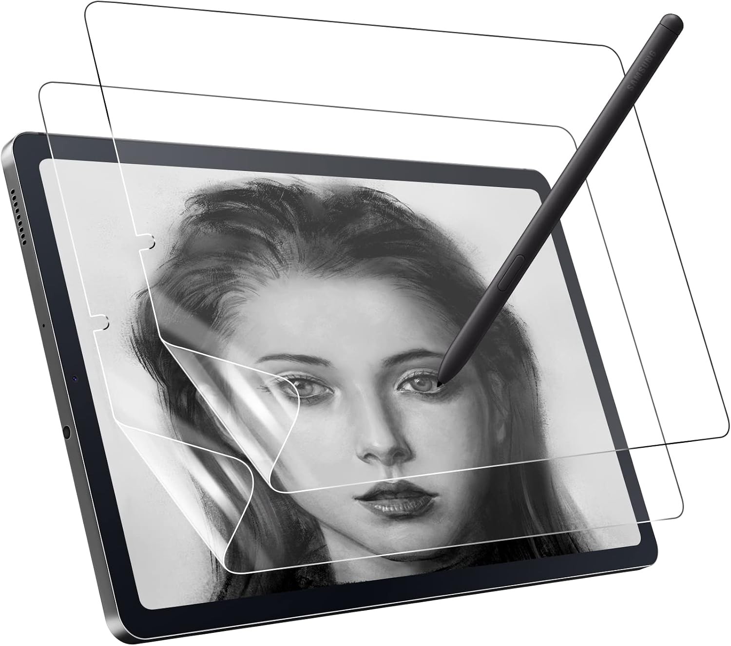 2-Pack Anti-Glare PET Matte Screen Protector for Samsung Galaxy Tab S6 Lite 10.4