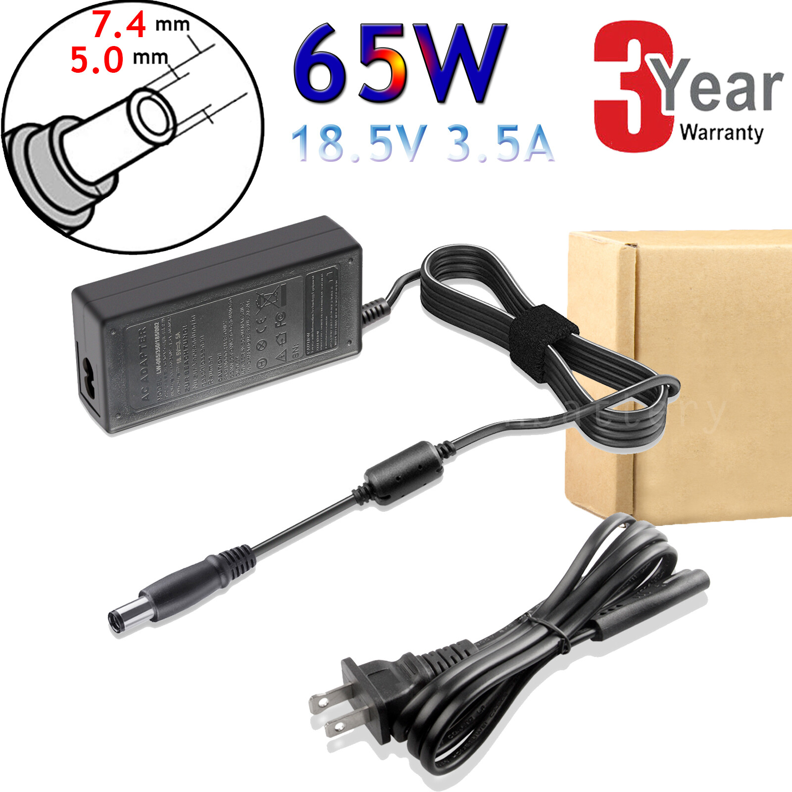 AC Adapter For HP 22-C0073W 22-C0083W All-in-One Desktop PC Power Supply Cord