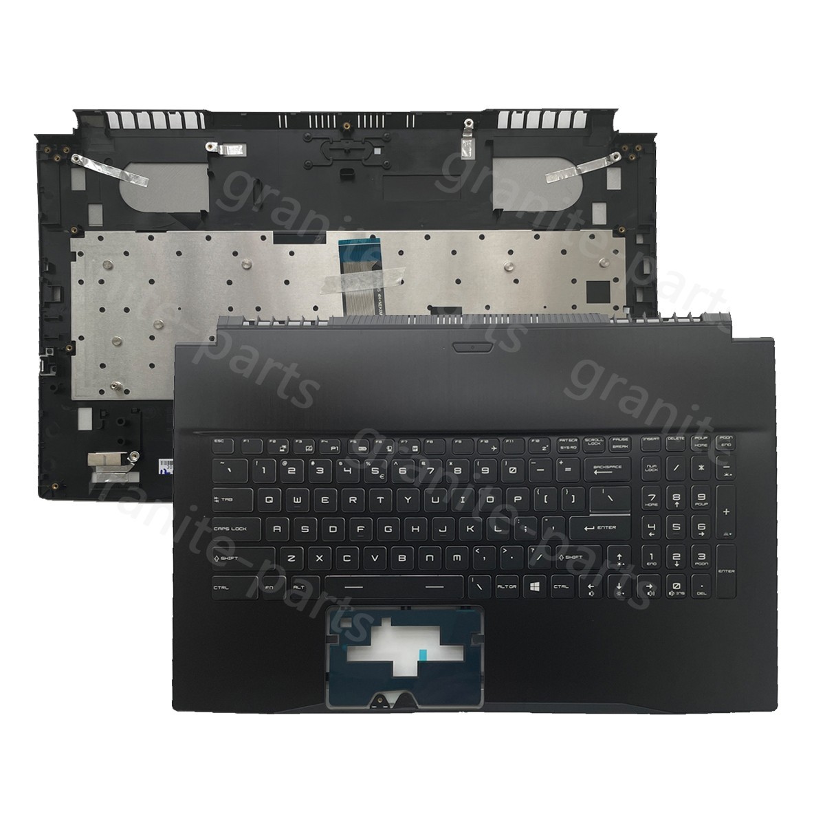 For MSI GF75 MS-17F1 MS-17F2 MS-17F3 MS-17F5 Palmrest Upper Keyboard RGB Backlit