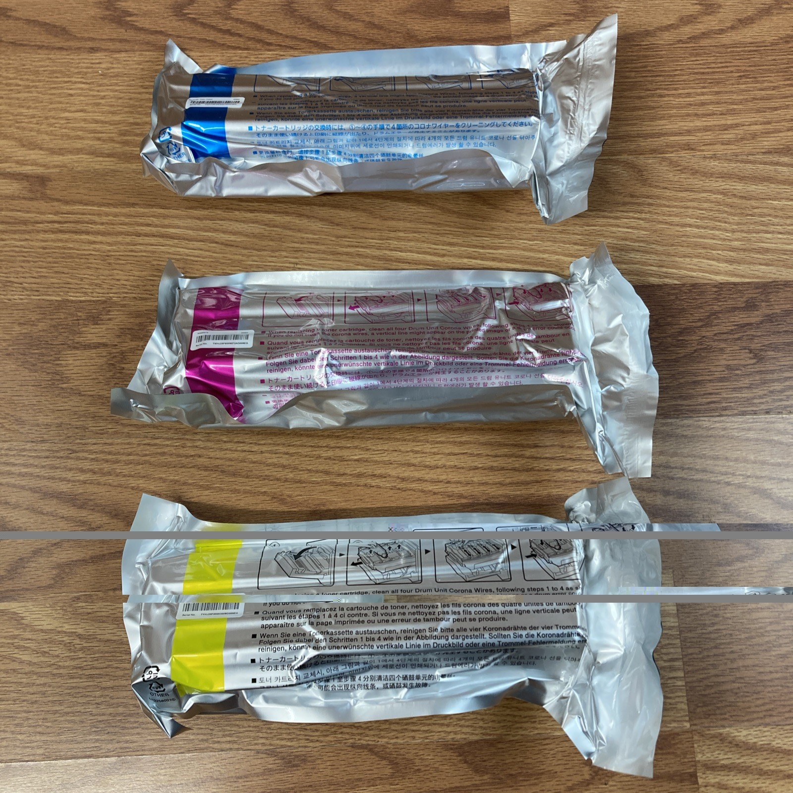 Genuine OEM Brother TN431 3PK Cyan Magenta Yellow Toner Cartridge Set FAST SHIP