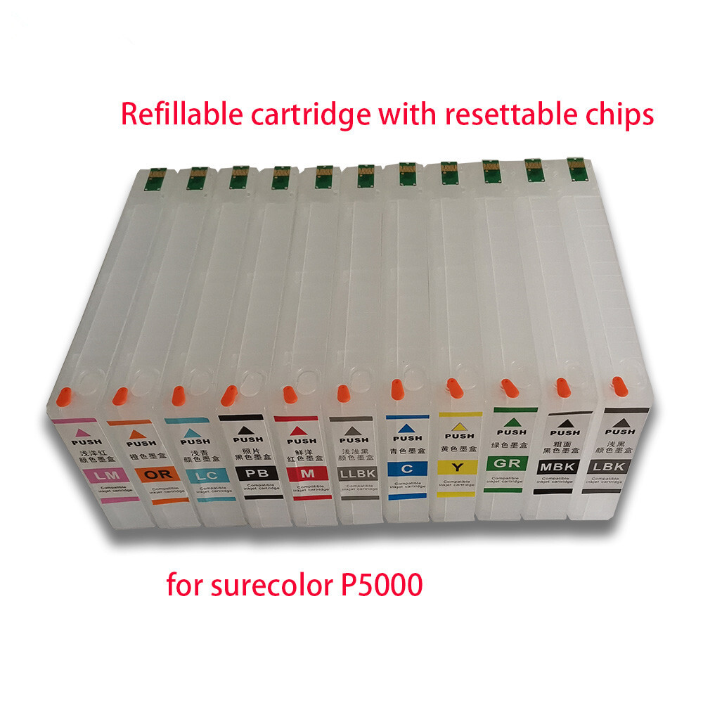 T9131-T913D refillable cartridge with  chips for epson surecolor P5000 printer
