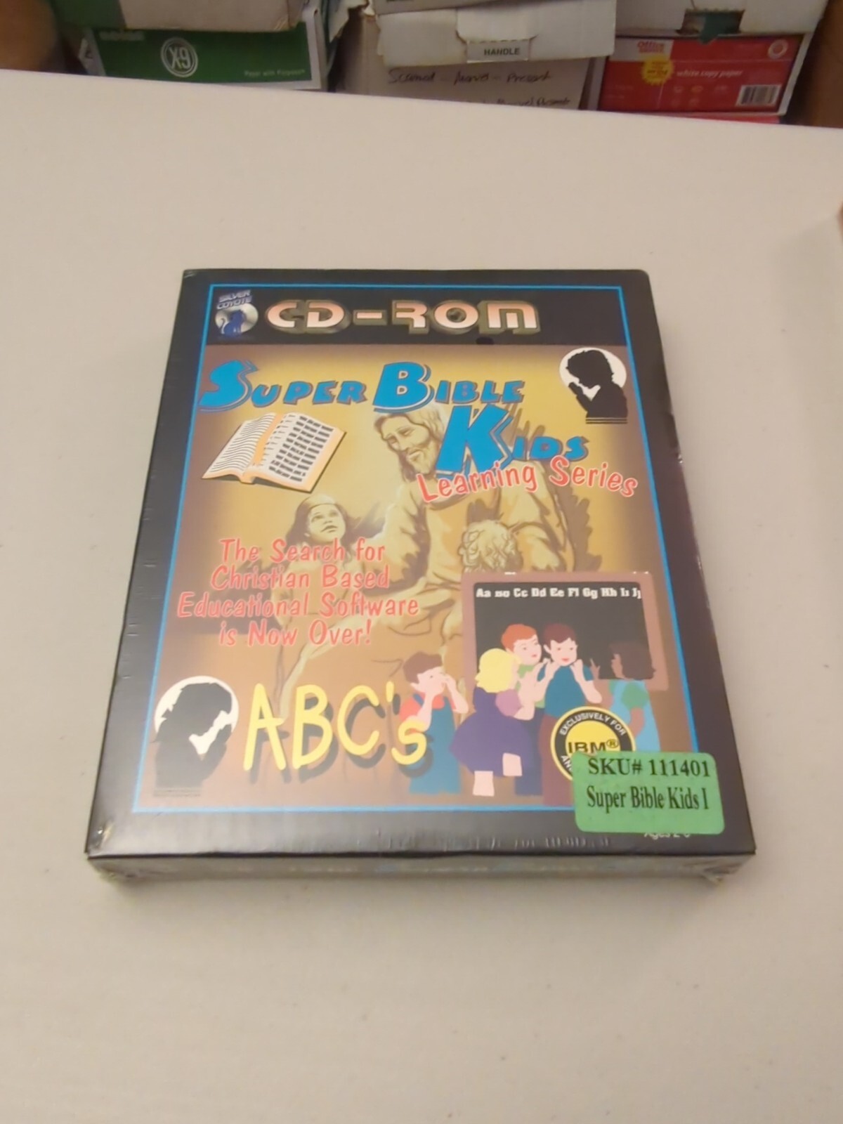 New Super Bible Kids PC CD learn about religion Jesus God's Word stories verses