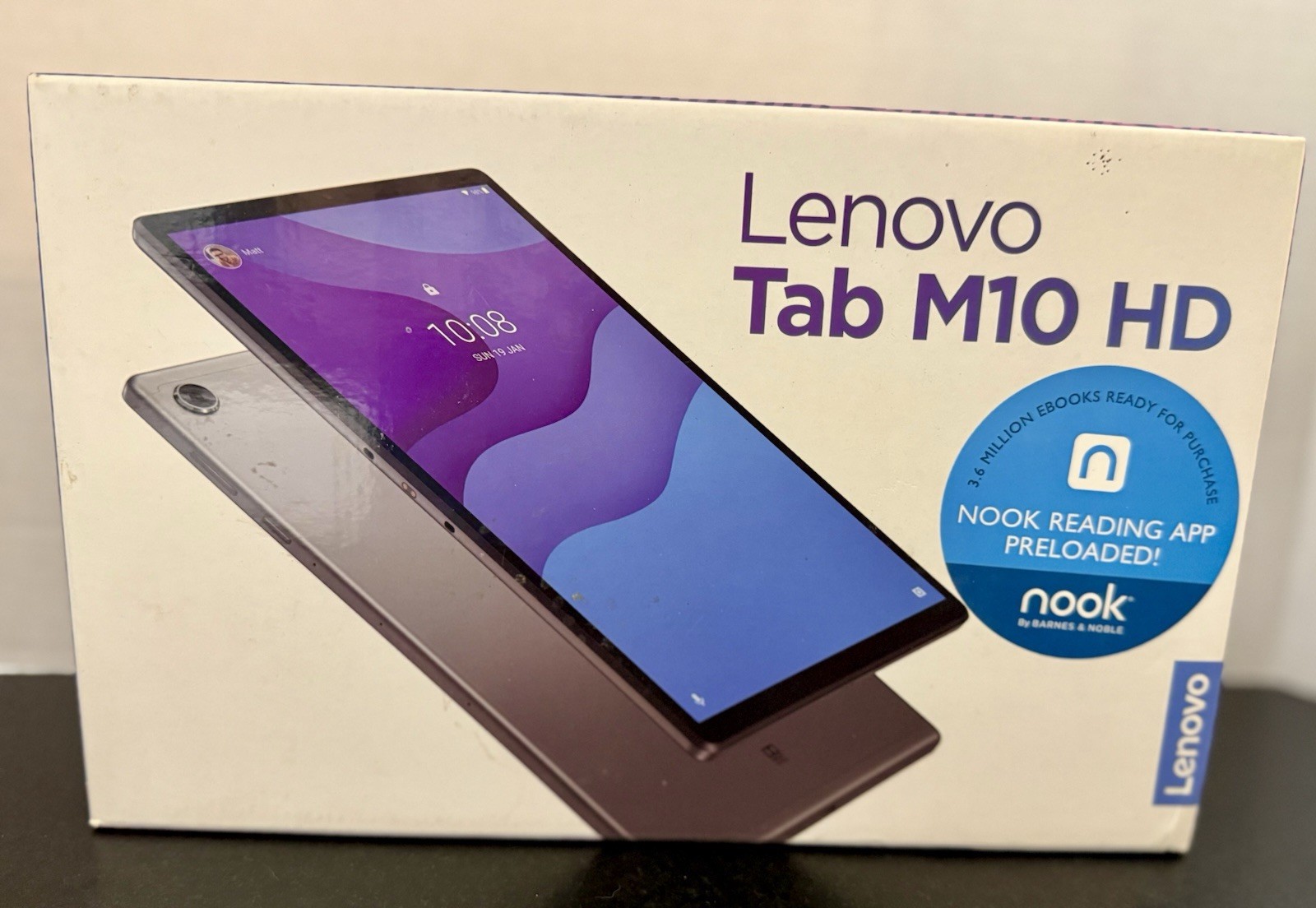 Lenovo Tab M10 HD 2nd Gen 10.1" 32GB Wi-Fi Android Tablet Iron Grey - NOS