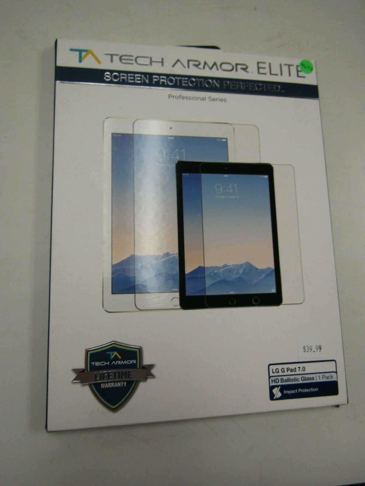 TECH ARMOR ELITE GLASS SCREEN PROTECTOR, LG G PAD 7.0, PLEASE READ 7697