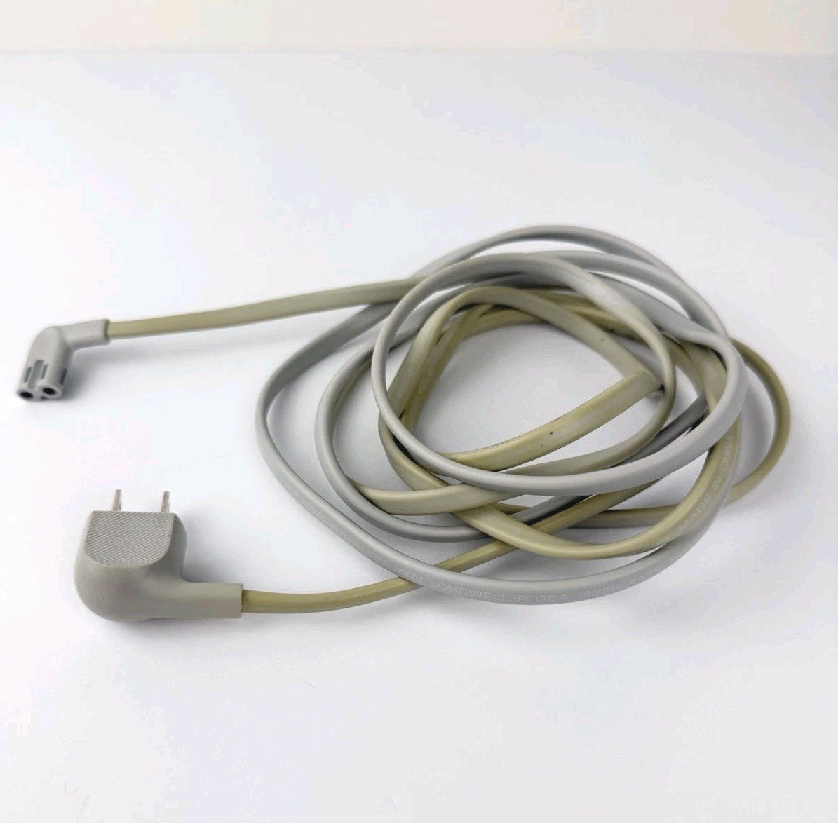 Genuine OEM Samsung 82" TV Power Cord Cable Gray 90-Degree LS-7LA Longwell