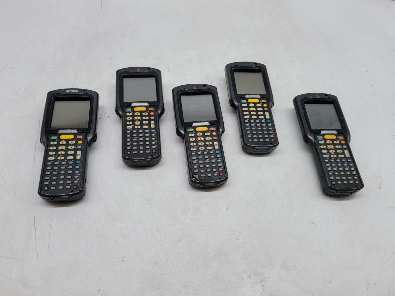 Lot of 5 Motorola Symbol  Barcode Scanner MC3090