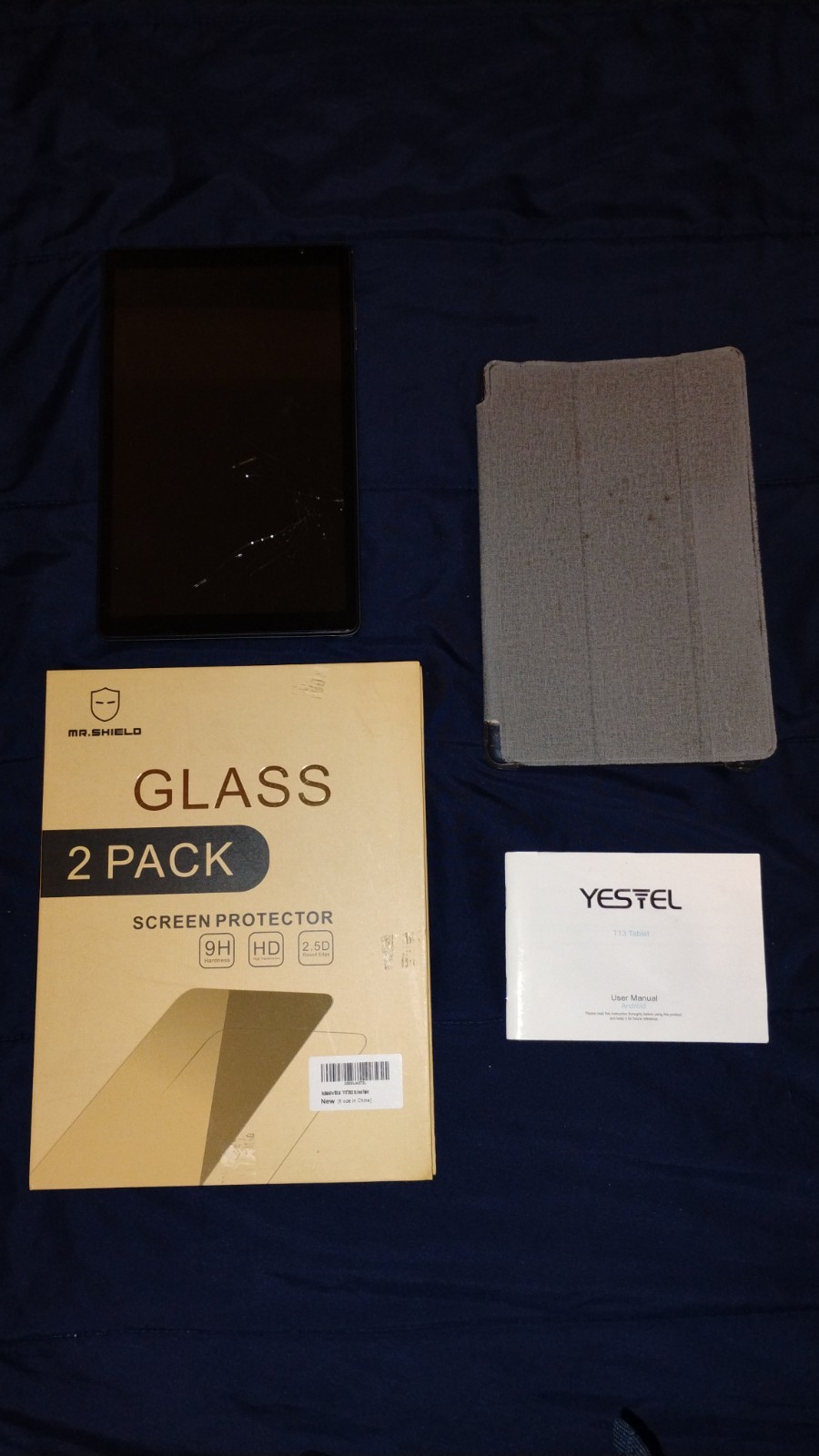 Yestel Gray Tablet T13 10.1 In Bundle
