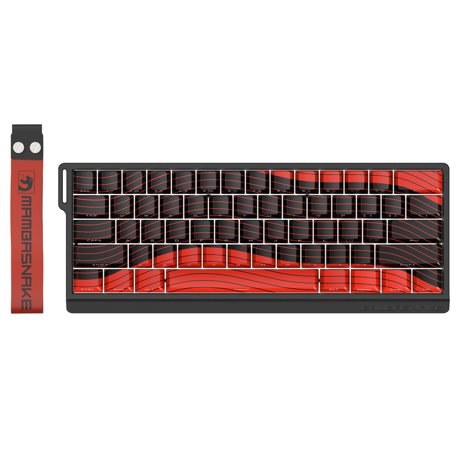 ATTACK SHARK&MAMBASNAKE X60 HE Tri-Mode Rapid Trigger Magnetic Keyboard, Web