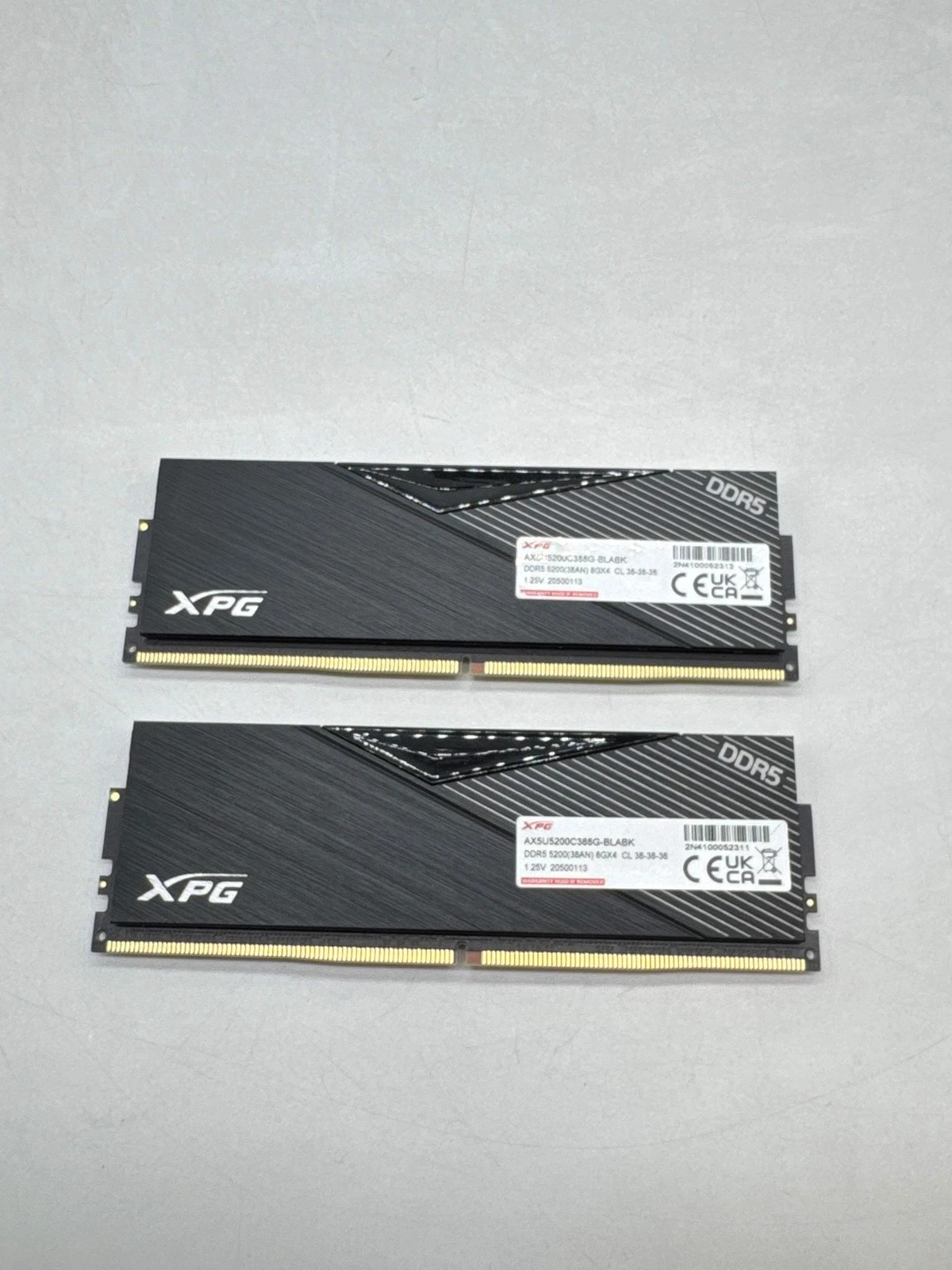 *NEW* XPG Lancer 5200 MHz 16GB (2x8GB) Desktop DDR5 RAM AX5U5200C388G-BLABK...
