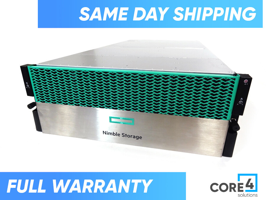 HPE Nimble AF60 Flash Array w/ 46TB, 6x 2 Port 10Gbe SFP+, 2x Cont - AF60-6P-46T