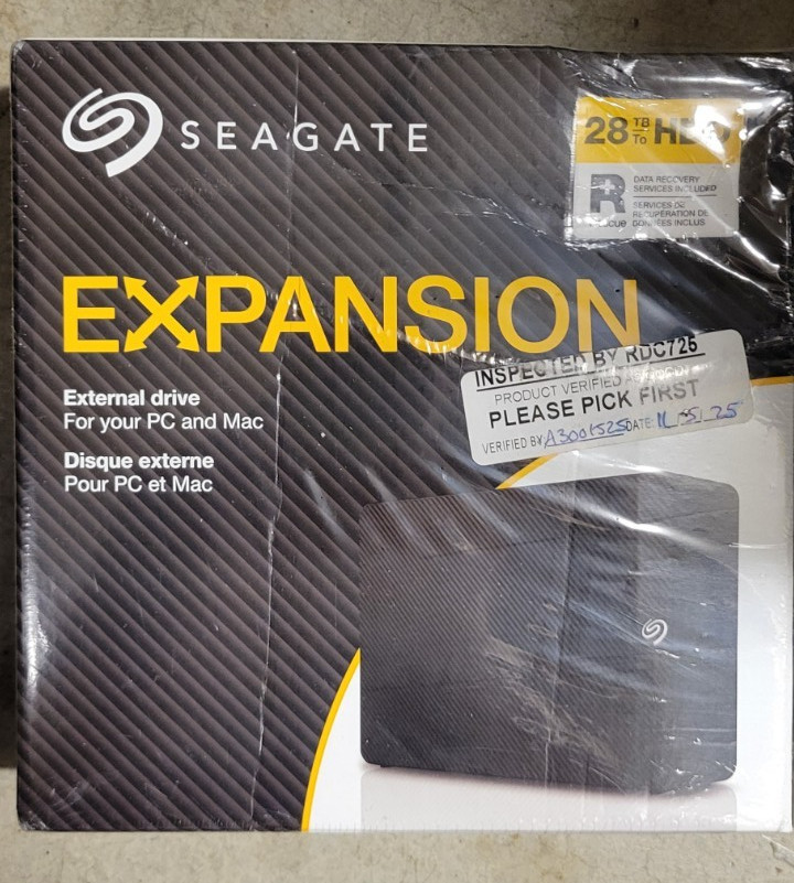 Seagate Expansion 28TB External Hard Drive USB 3.0 | STKP28000400 | NEW