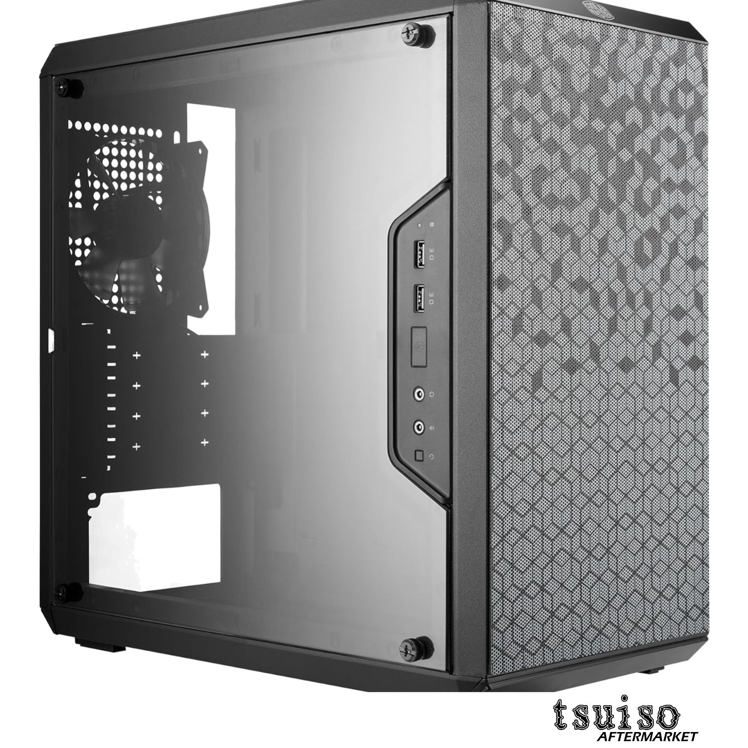 Stylish Q300L Micro-ATX Mini-Tower Case with Superior Cooling & Custom Panel