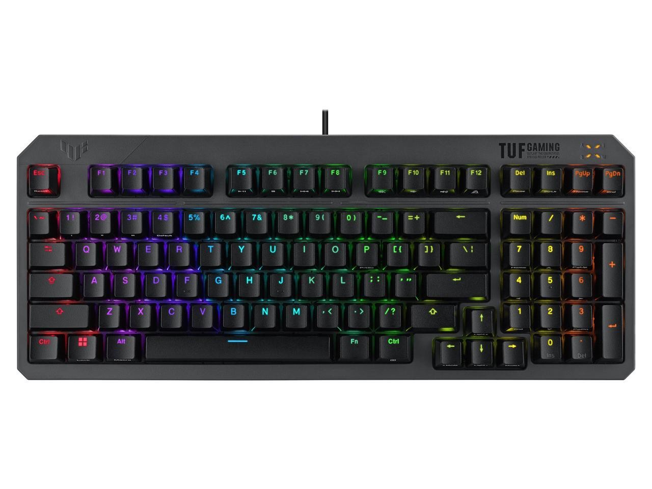 ASUS TUF Gaming K3 Gen II keyboard - compact 97-key layout, optical-mechanical R