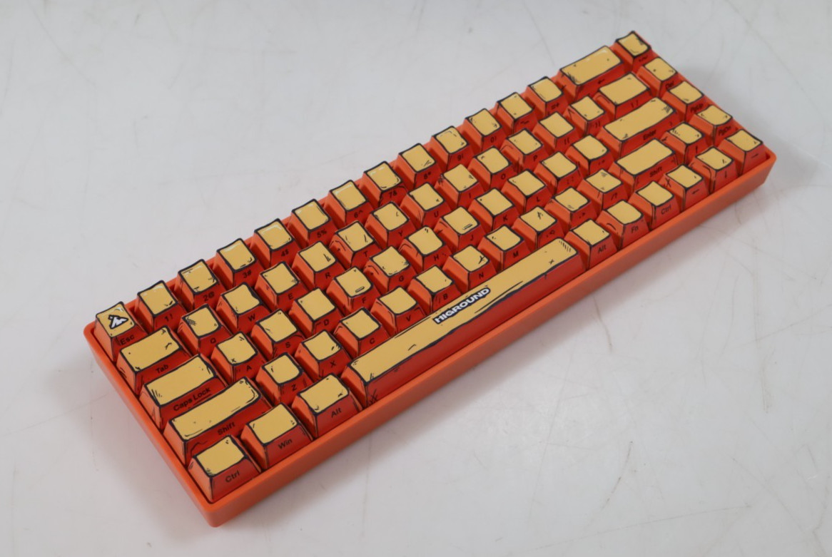 Higround CELSHADE Basecamp 65+ Gaming Keyboard Orange