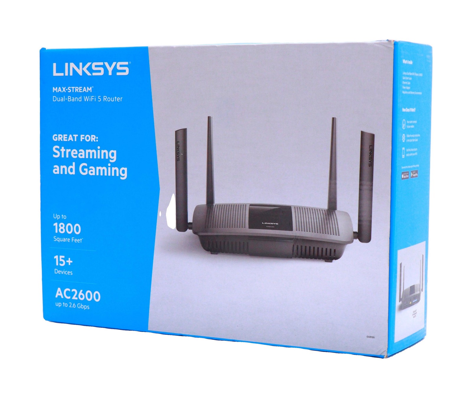 Linksys EA8100 Max-Stream AC2600 MU-MIMO WiFi Router