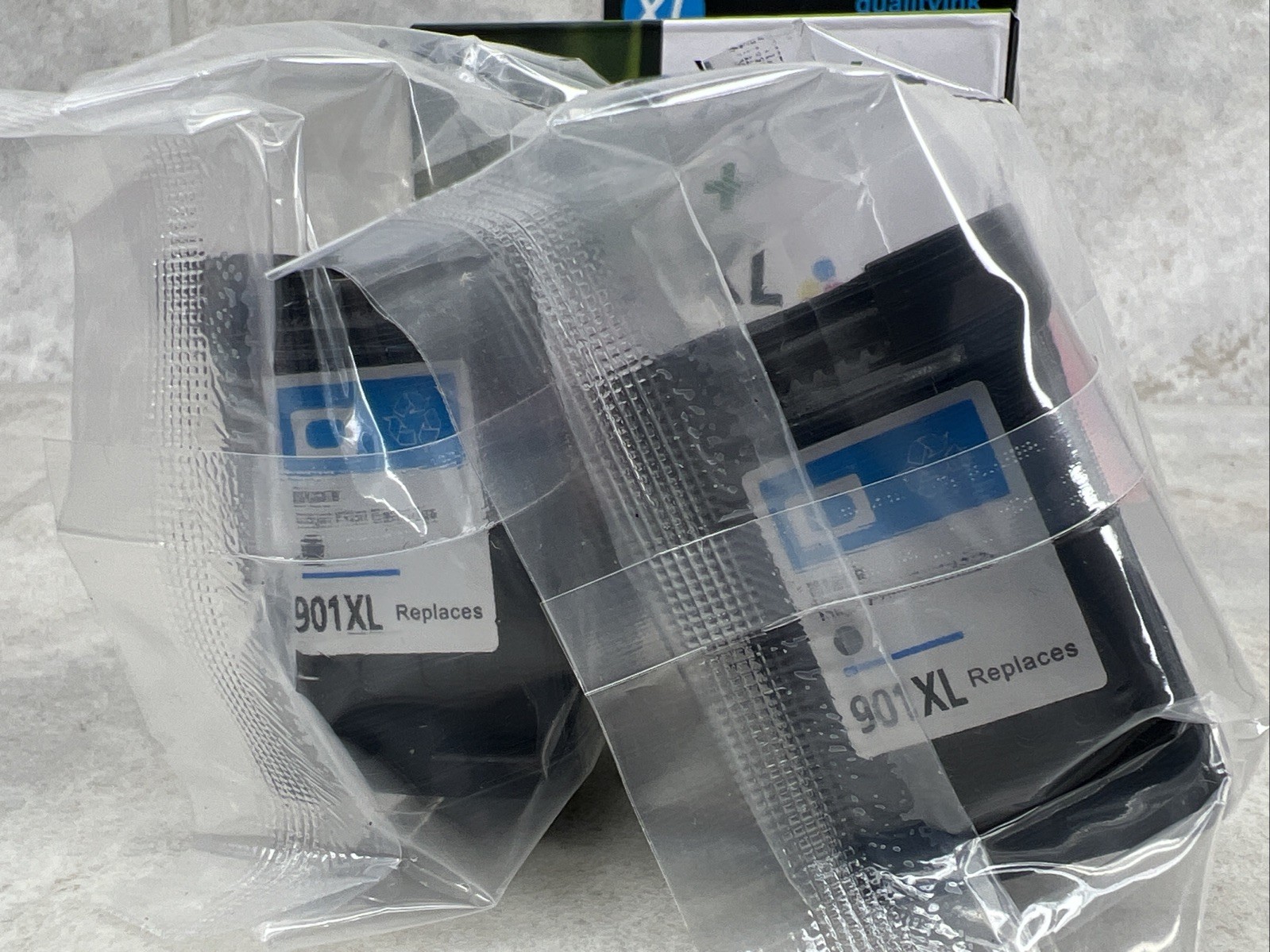 2x Black 901XL Ink Cartridges 4500 J4500 J4540 J4550 J4580 J4640 - 2 Pack