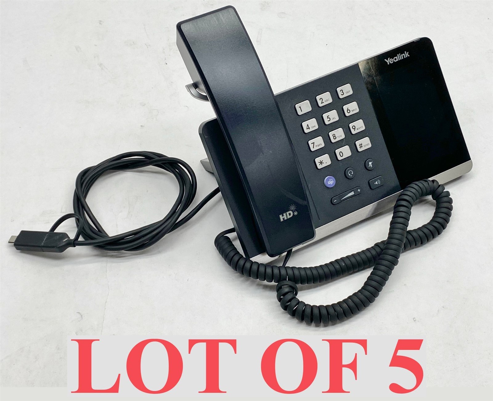 YeaLink MP50 Microsoft Teams Office Business USB Phone *No power supply* LOT 5