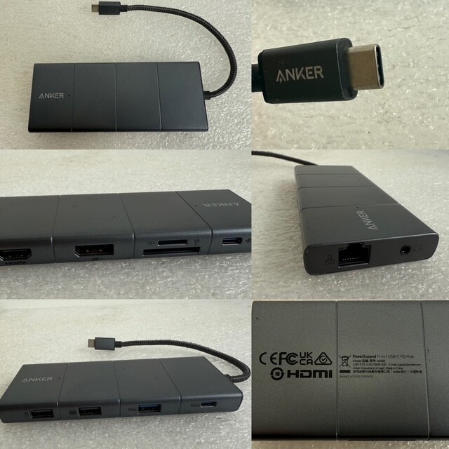 Anker PowerExpand 11-in-1 USB-C PD Hub A8385 100W PD 4K 60Hz HDMI SD Card Reader