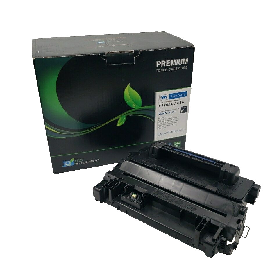 ECO RE-ENGINEERING Premium Toner Cartridge CF281A/81A Black Laserjet Open Box