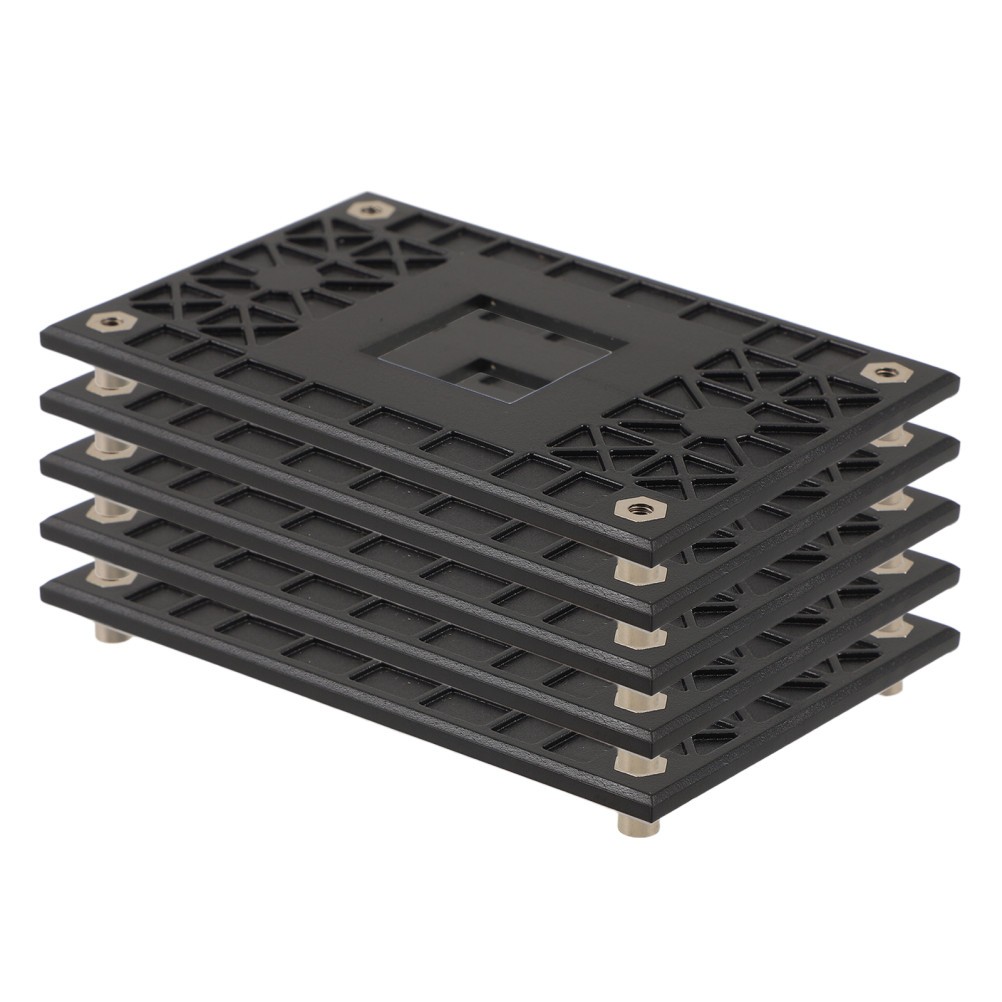 5 Pcs Radiator Back Plate Bottom CPU Cooler Backplate Computer Cooling Bracket