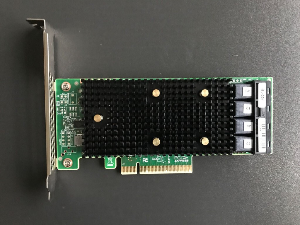 AVAGO 430-16I SATA/SAS HBA Controller RAID 12 Gbps PCIe 16 Port Support NVME HDD