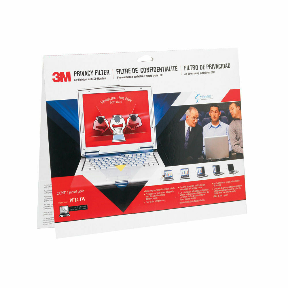 3M PF14.1W Privacy Filter for Widescreen Laptop 14.1"   Brand New