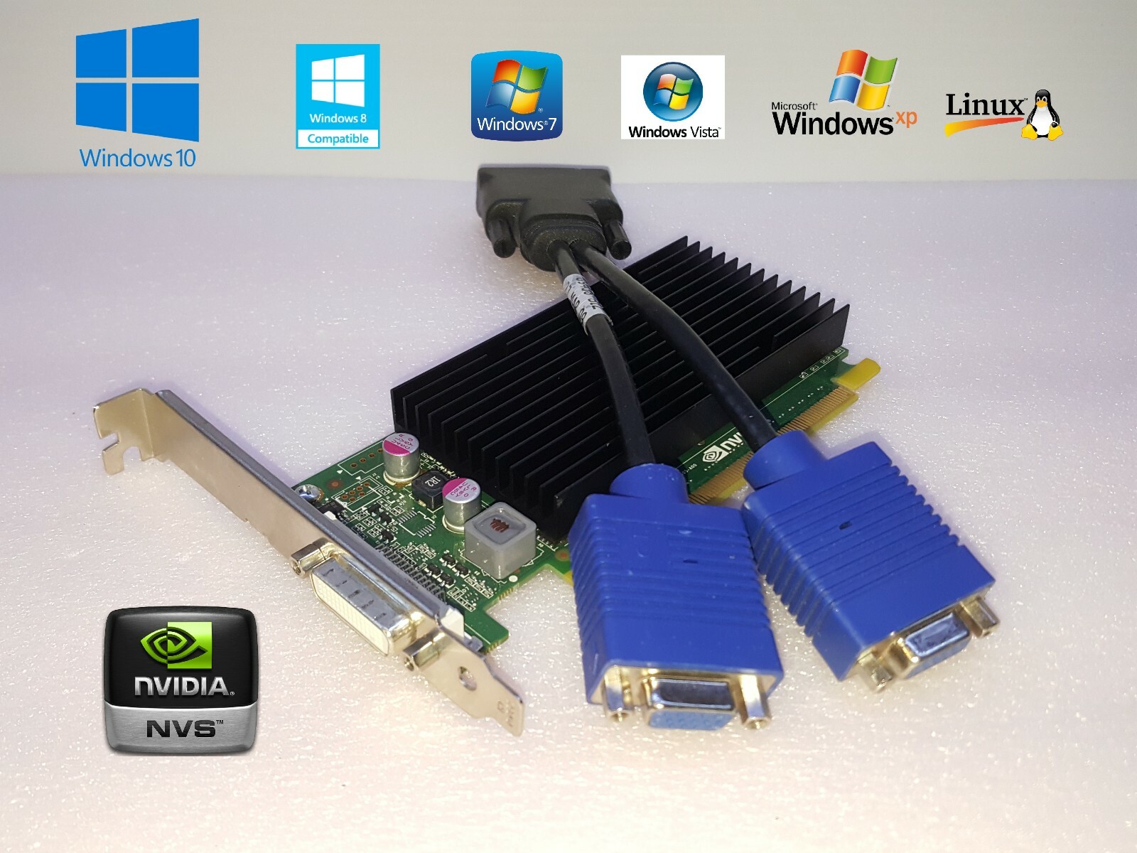 HP Pavilion 500-054 500-056 500-070 500-075 Dual Monitor VGA Video Card