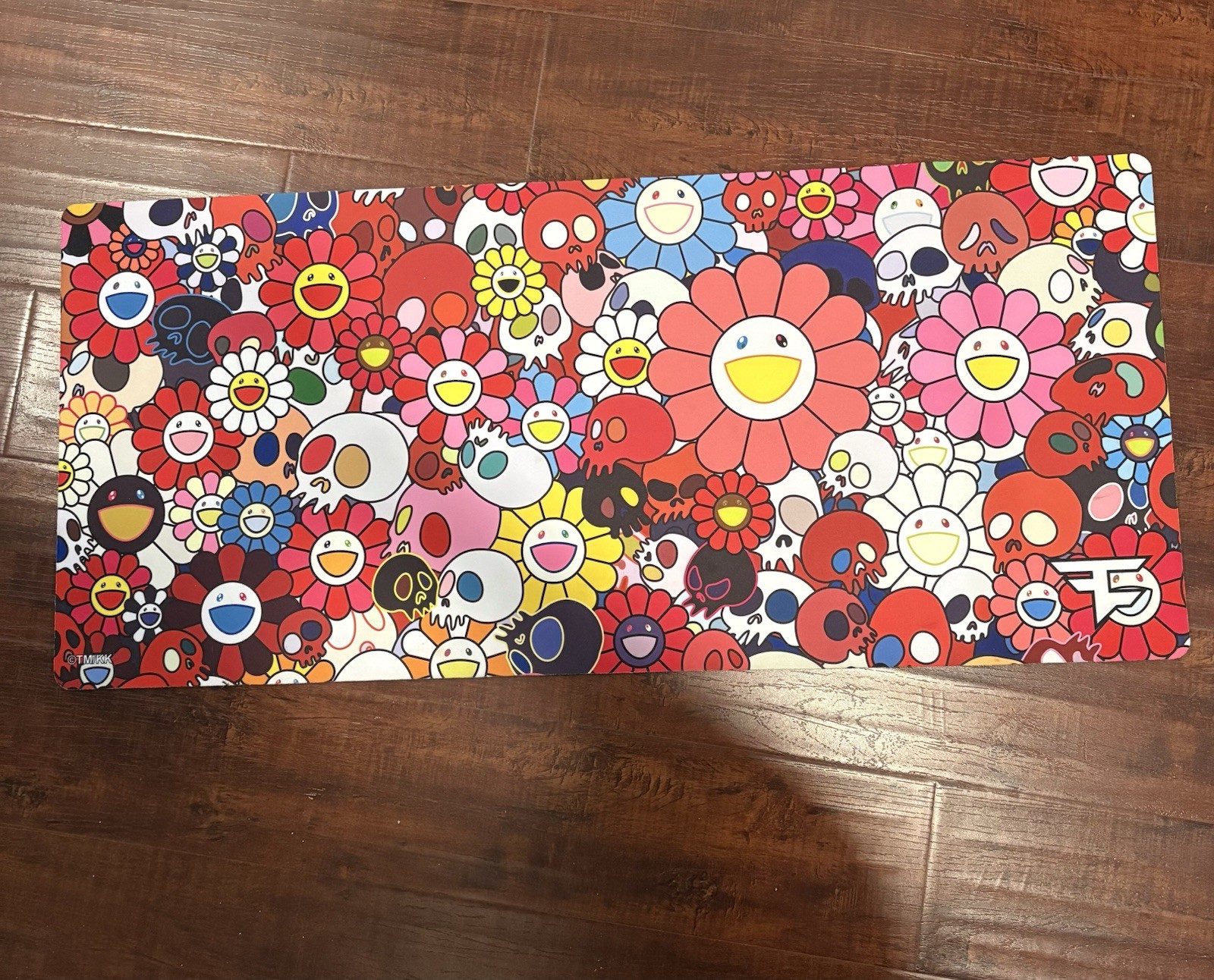 Faze x Takashi Murakami Kaikai Kiki Mouse Pad 2XL Color Red JAPAN USED