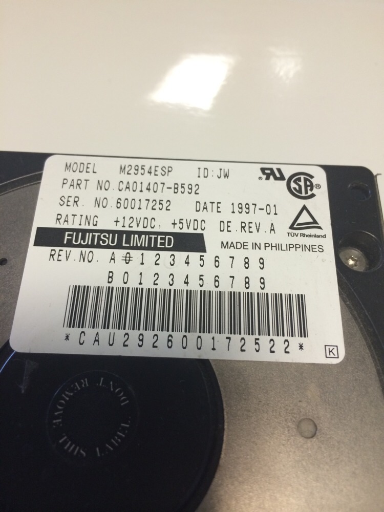 Fujitsu M2954ESP 80pin 4.5GB SCSI HDD