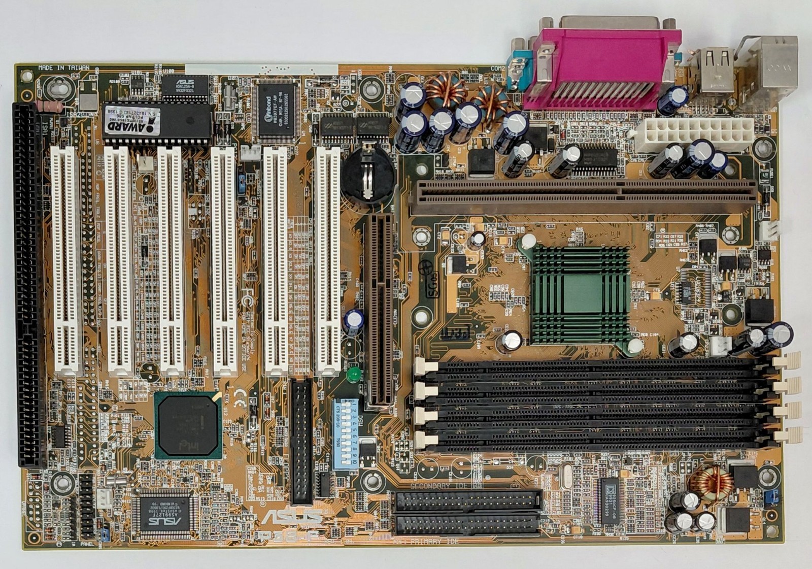 ASUS P3B-F 1.03 Slot 1 AGP ISA Retro Motherboard