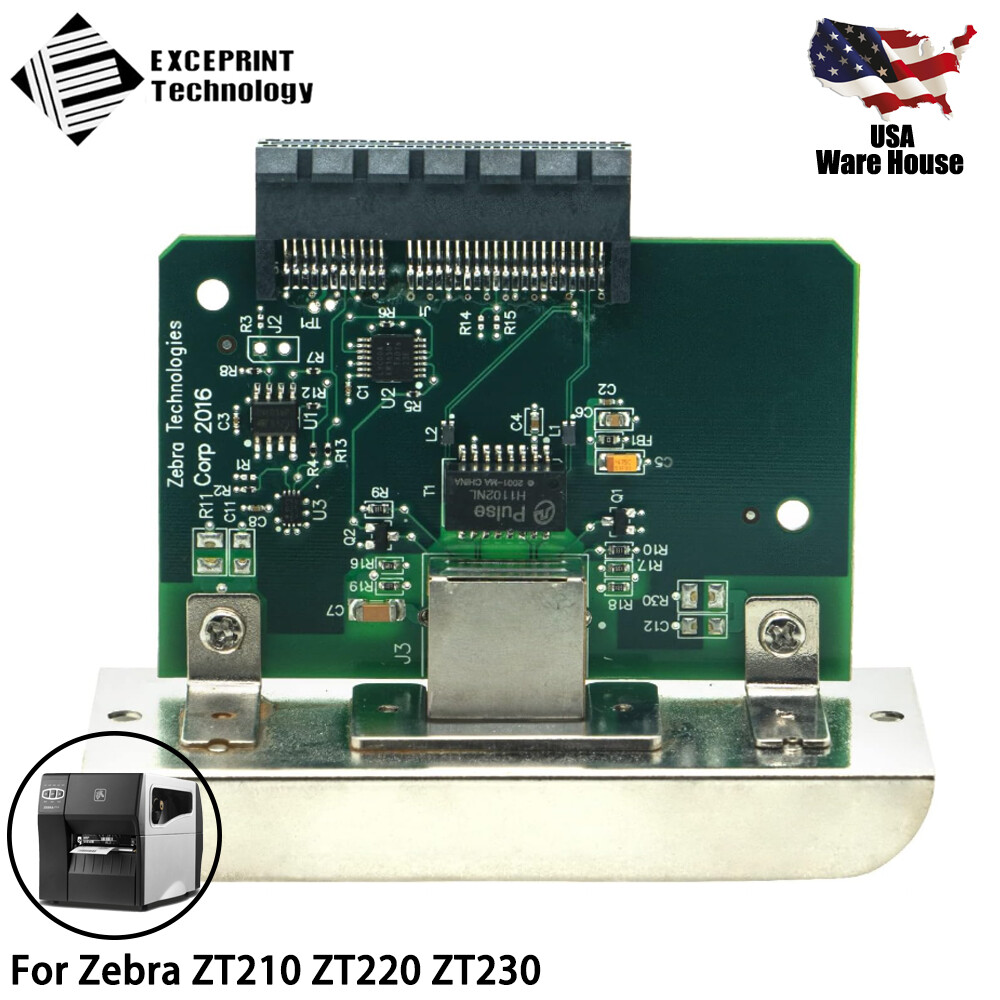 ✅ Network Card for Zebra ZT210 ZT220 ZT230 Internal Ethernet P1038204-101 USA ✅