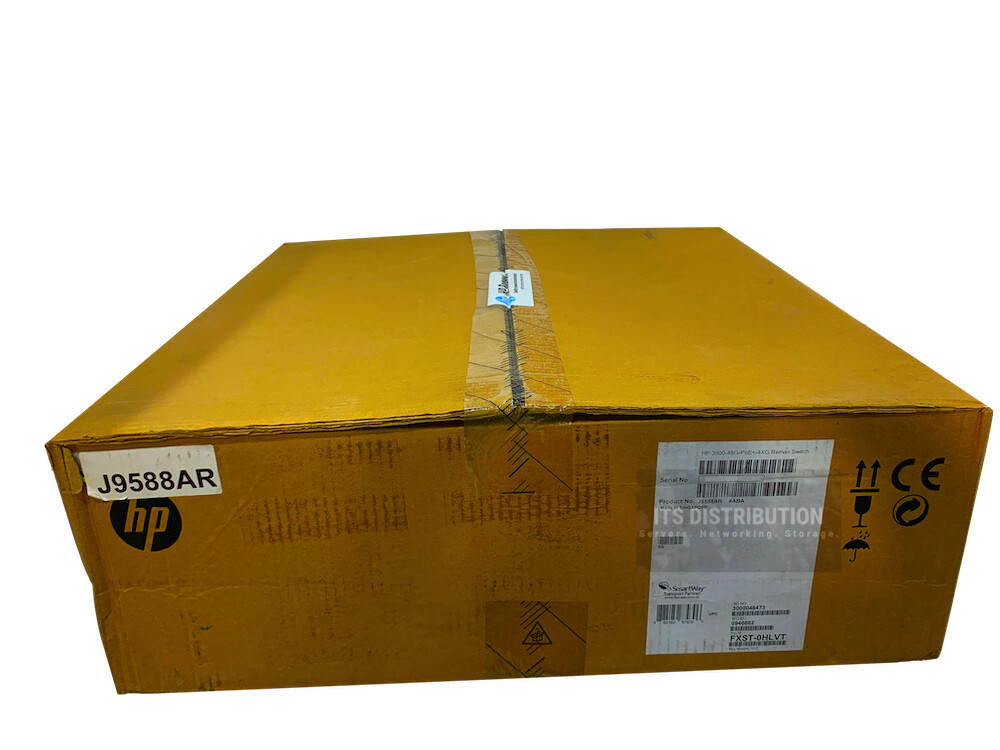 J9588A I HPE Aruba 3800-48G-PoE+-4XG 10/100/1000 10Gb XG Switch RENEW SEALED