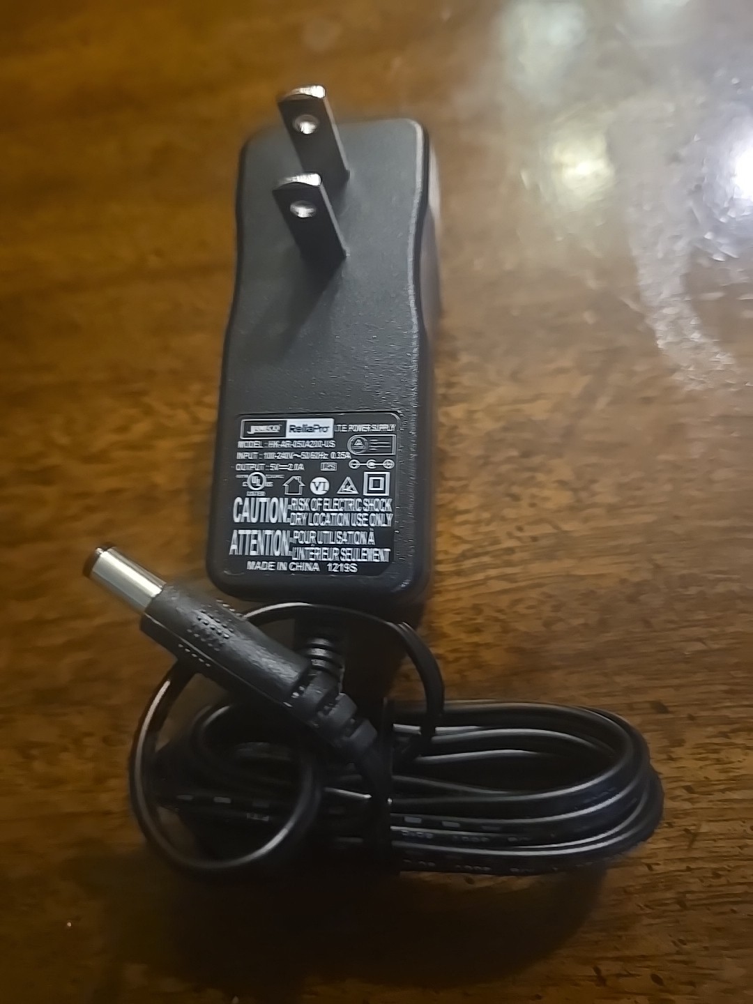 I.T.E. Power Supply AC Adapter 100-240V, 50-60Hz, 5V, 2A -