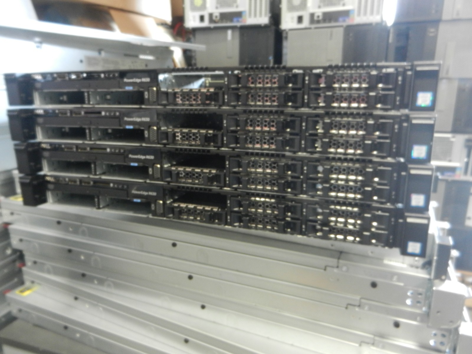 4X LOT - Dell PowerEdge R630 DUAL Xeon E5-2680 v3 @ 2.50GHz / 64GB - CONNECTICUT