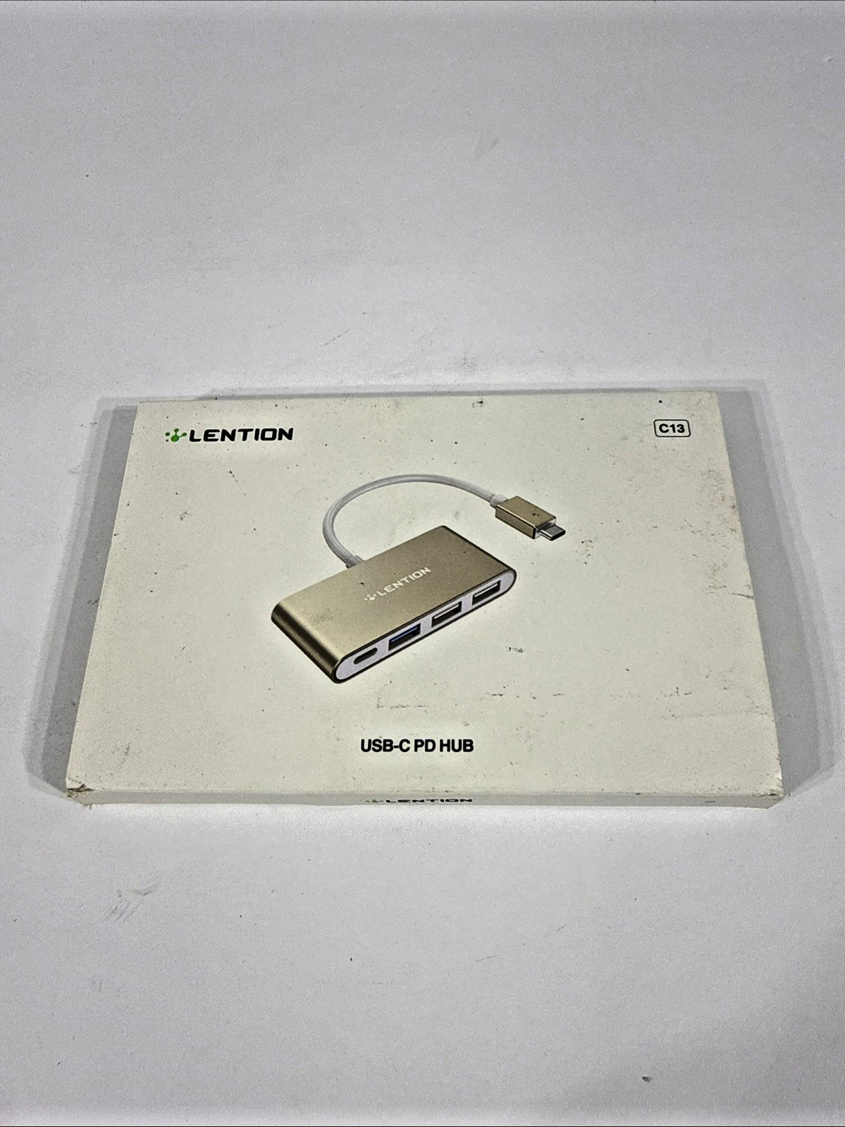 LENTION USB C Hub with 3 USB 3.0 and SD/Micro SD Card Reader
