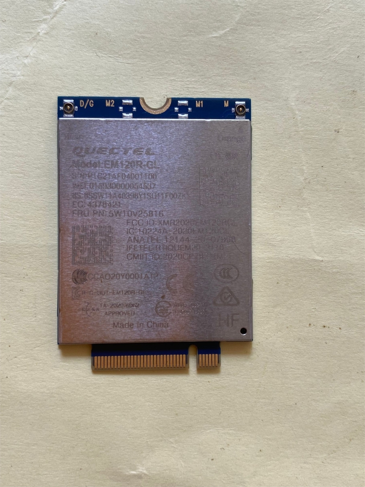 EM120R 4G Module for Thinkpad T14 L14 P14s T14s X13 Gen 2 5W10V25816 5W10V25785
