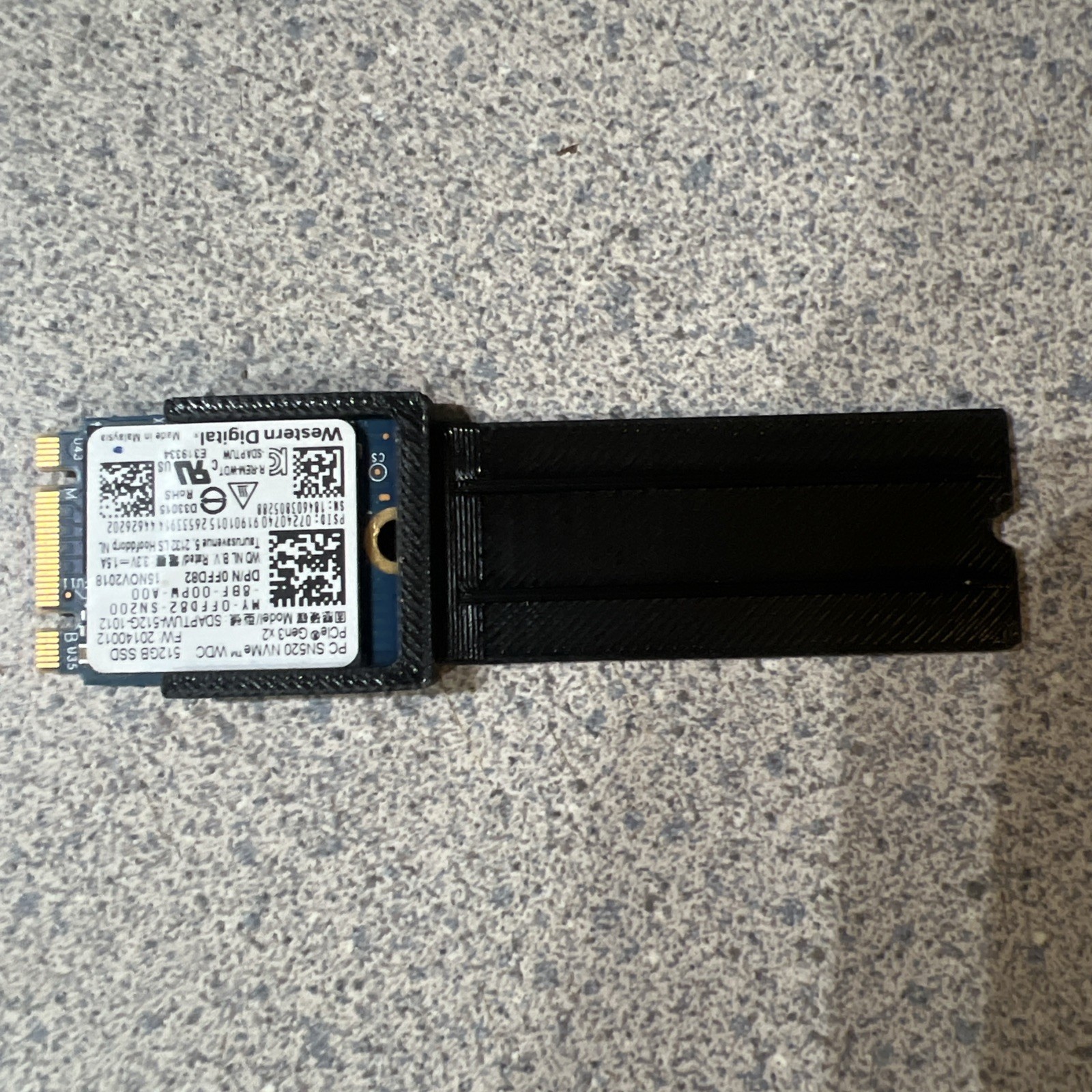 Misc.  512GB M.2 SATA 2230 SSD w/2280 ADAPTER WITH WINDOWS 11 PRO UEFI INSTALLED