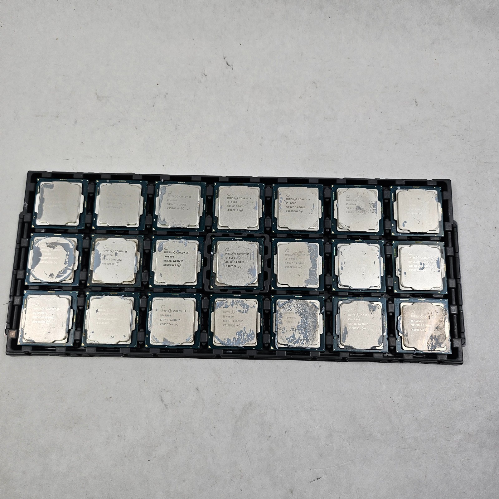 Lot of 21 Intel Core i5 8th - 10th Gen CPU 8500 8500T 9400 9500 9500T 9600 10505