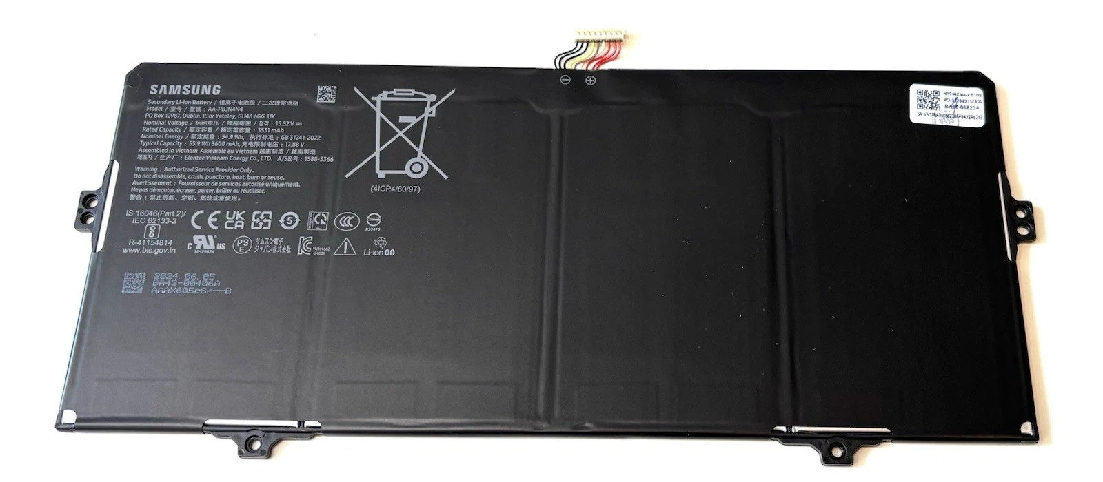 Genuine SAMSUNG Galaxy Book NAA-PP750TDA-XD1US NP750TDA-XD2US AA-PBSN4AT Battery