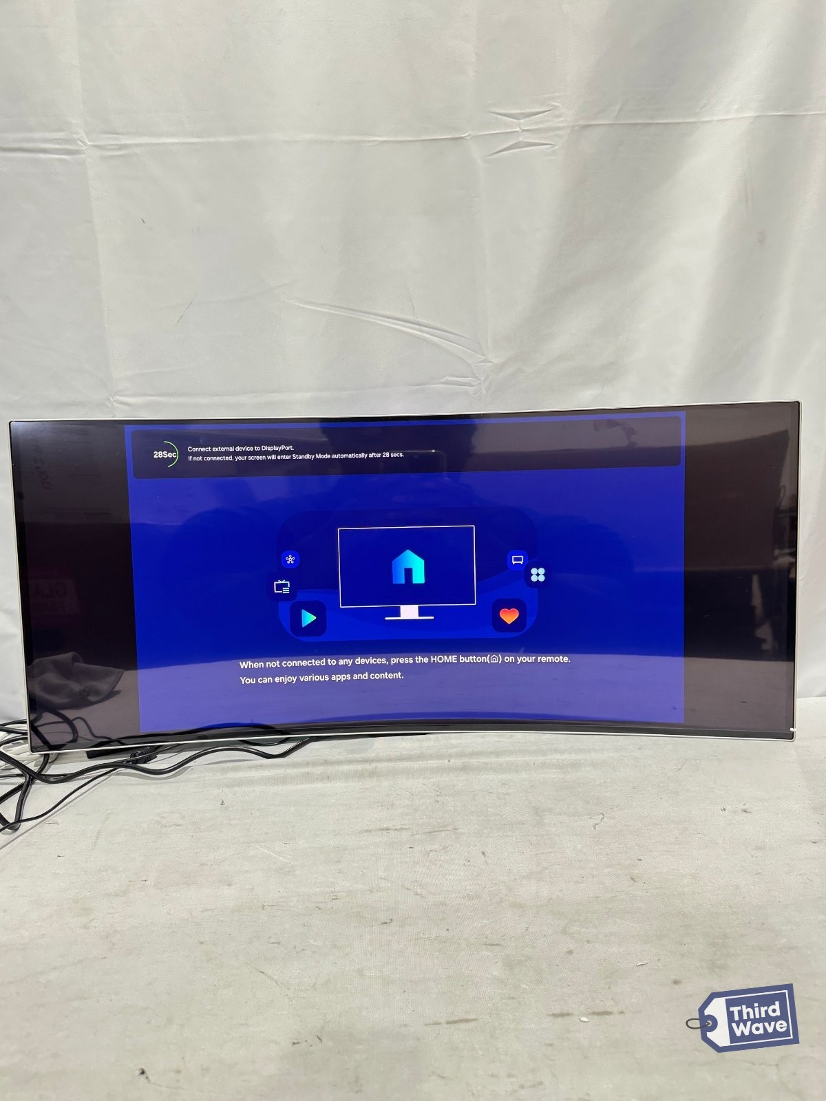 Samsung Odyssey G85SB 34in QD-OLED Curved Monitor 175Hz 0.03ms Silver USB-C