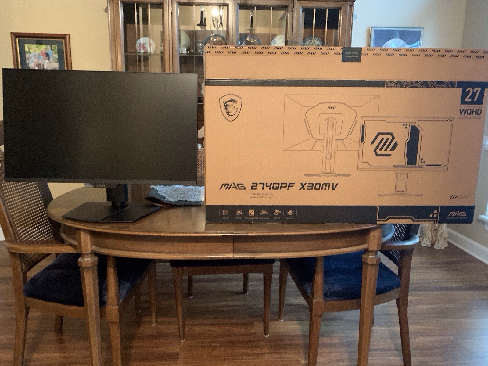 MSI MAG 274QPF X30MV 27in Rapid IPS WQHD 2560x1440 300Hz 0.5ms
