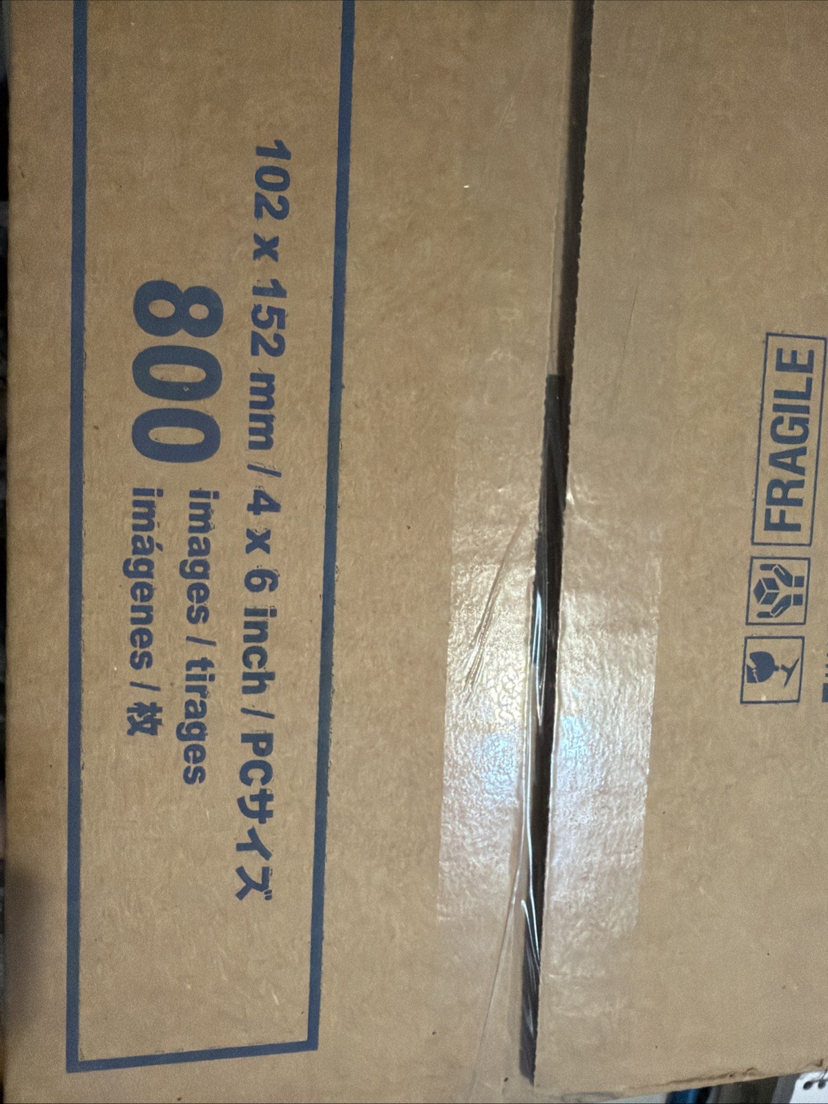DNP DS6204x6 Photo Printer Roll Media - 2 Pieces Box Damaged