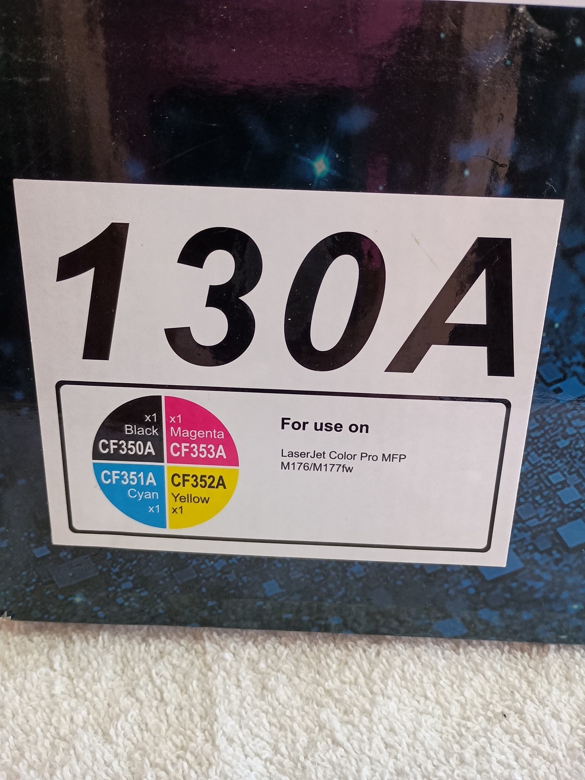 OFFICE COLOR Replacement For HP 130A Toner Cartridge Set