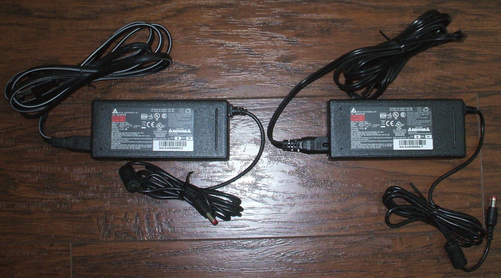 Lot of 2 DELTA Electronics EPS-3 Power AC Adapter Model EADP-40MB A